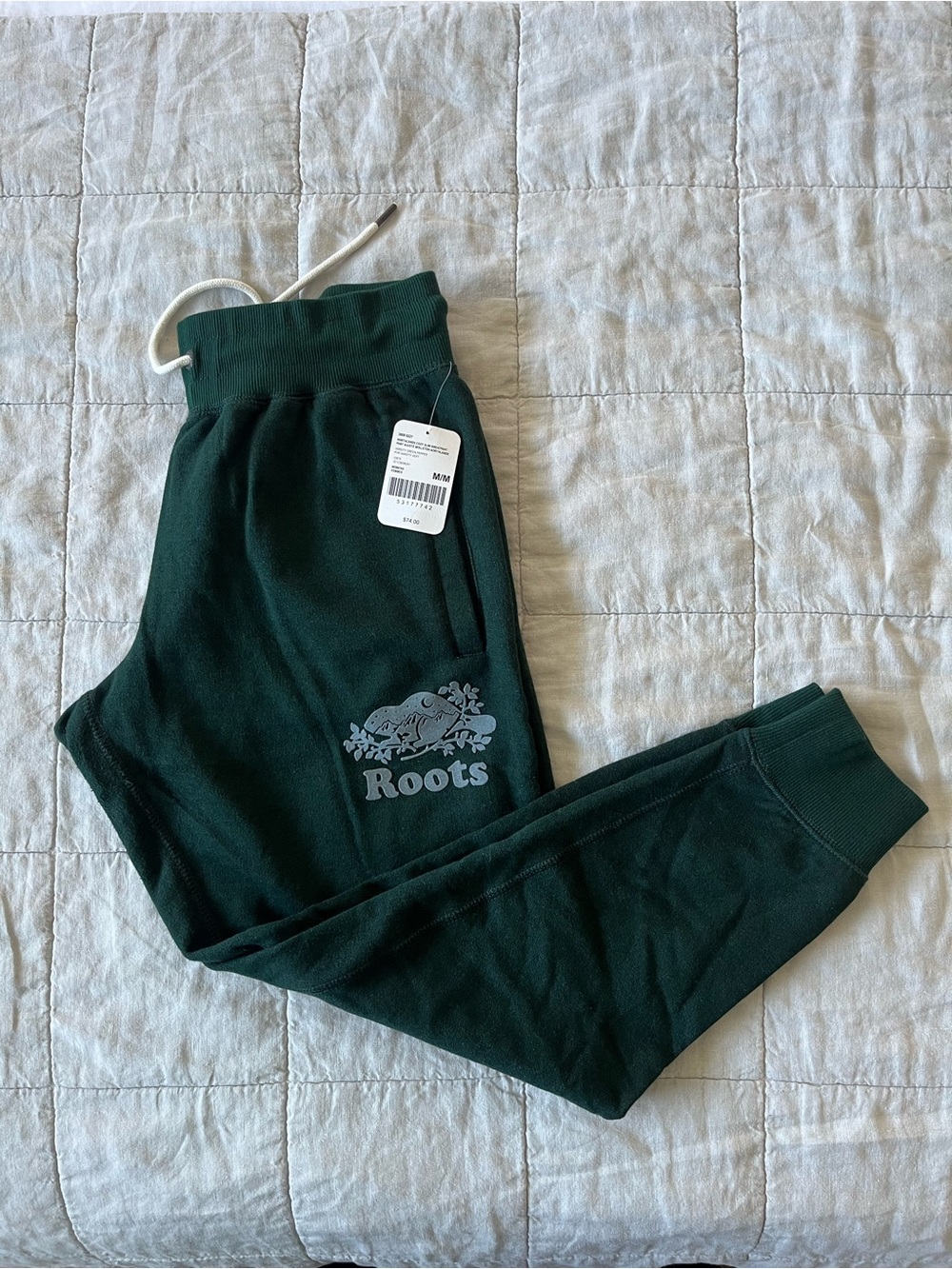 Roots Women’s Green Slim Sweat Pants